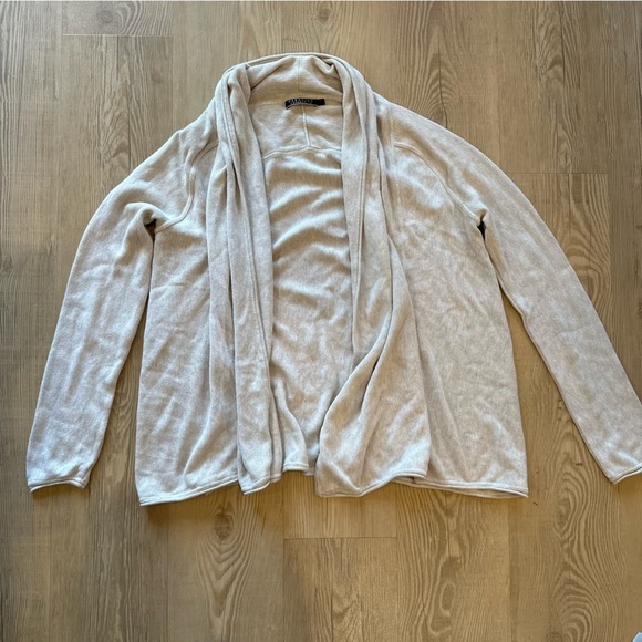 Peruvian Connection women’s Pima Cotton Links Swing Cardigan beige Size Medium - Picture 5 of 5